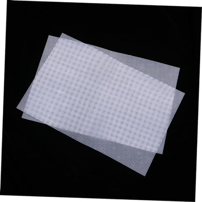 BESPORTBLE 5PCS Multi Purpose Plastic Mesh Grid Sheet for DIY Projects Cuttable Fish Tank Mesh Panel Sturdy and Flexible Crafting Material White - color: White