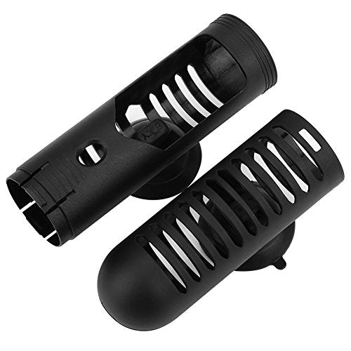 Fish Heater Guard Protector Detachable Fish Heating Rod Plastic Aquarium Heater Protective Cover Guard with Suction Cups(#0)