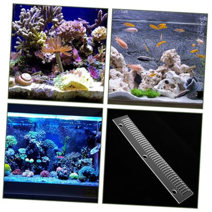 BESPORTBLE Aquarium Overflow Comb Fish Tank Divider Easy Installation Barrier for Interconnected Aquariums Cups