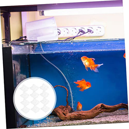 Kisangel 16pcs Acrylic Aquarium Lid Support Clips Fish Tank Cover Brackets for Easy Access and Cleaning Design for Rimless Aquariums
