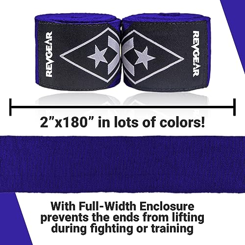 Revgear Elastic Handwraps - color: Blue