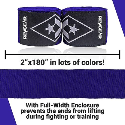 Revgear Elastic Handwraps - color: Blue
