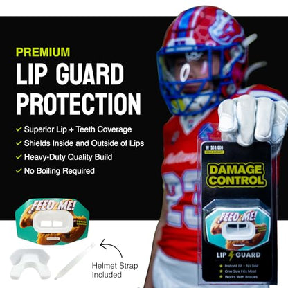 DAMAGE CONTROL Youth Football Mouth Guard – Feed Me! - color: Feed Me!