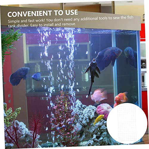 6Pcs Aquarium Divider Mesh Isolation Board Fish Tank Filtering Trays for Fish Breeding Separation Design