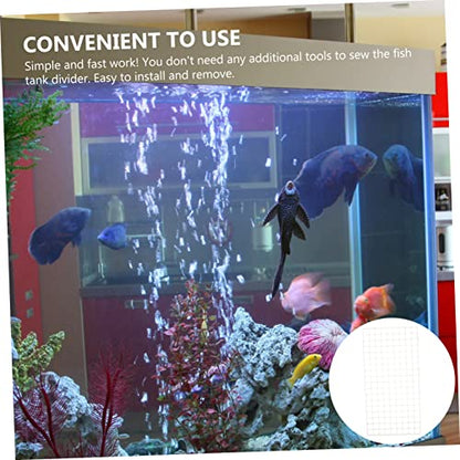 6Pcs Aquarium Divider Mesh Isolation Board Fish Tank Filtering Trays for Fish Breeding Separation Design