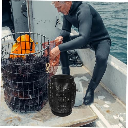 Large Fish Cage with Anti-Escape Net Design for Easy to Install and Clean Fishing Net Cage for Caught Fish and Shrimp Round Fishing Holder