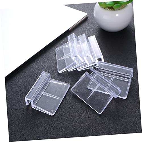 Ipetboom 30pcs Acrylic Fish Tank Cover Support Bracket for Tanks Practical Aquarium Rack for Secure Lid Holding and Pet Safety