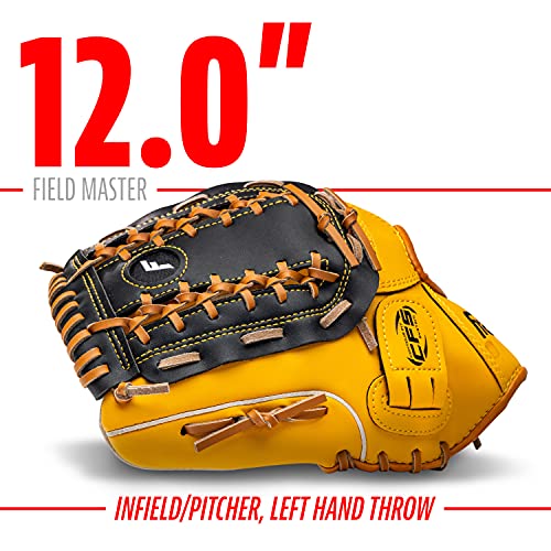 Franklin Sports Field Master Baseball Glove - color: Tan, style: 12" - Trapeze Web