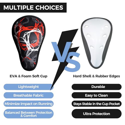 Soft Athletic Cup Youth Sports Protector Support for Baseball - size: Youth 8-12