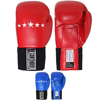 Contender Fight Sports Amateur Competition Gloves - color: Blue, size: 12-Ounce