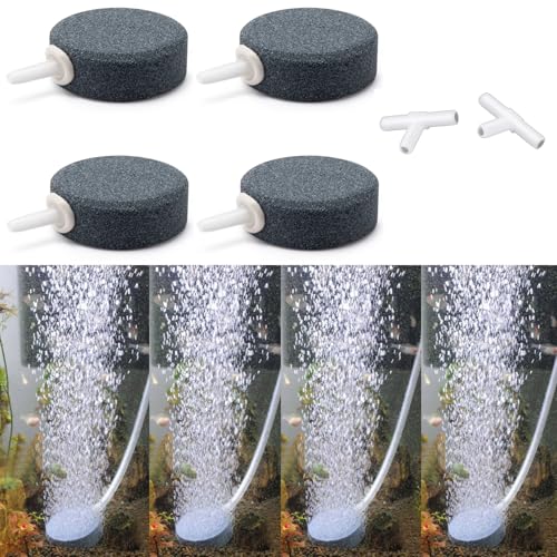 1.6 Inch Air Stone, Aquarium Air Stone, Air Stone for Fish Tank and Hydroponics Air Pump