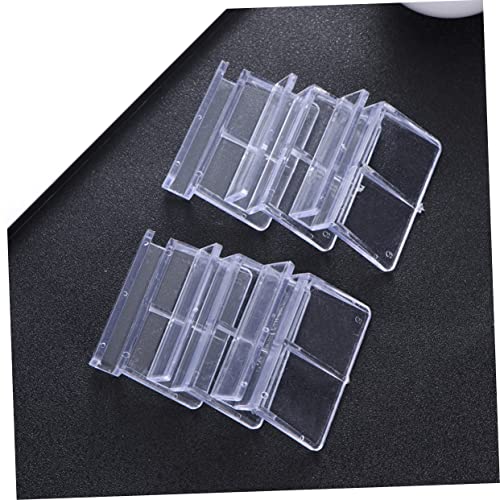 Abaodam 10Pcs Transparent Fish Tank Cover Bracket Durable Plastic Aquarium Support for Tanks for Tropical Fish Aquariums and Home Decor