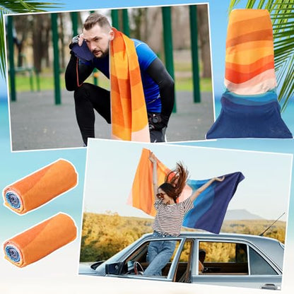 Hahafelt 2 Pcs Car Seat Towel Cover Running Towel Seat Cover, Boho - style: Boho