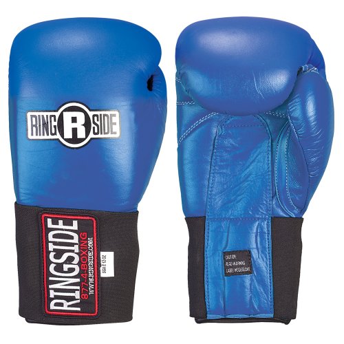 Ringside Competition-Like Safety Sparring Gloves Hook & Loop - color: Red, size: 10-Ounce