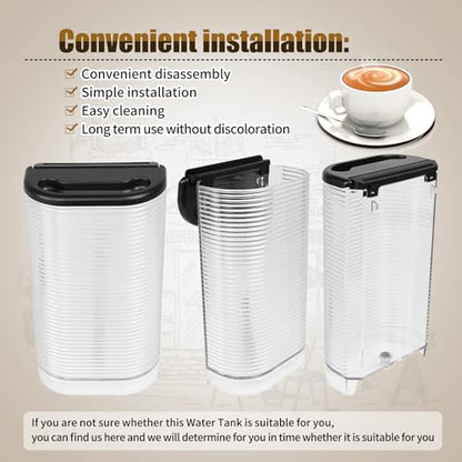 Water Reservoir MS-624441 Compatible With Nespresso Krups Vertuo Espresso Coffee Machine, 1.2L Water Tank Compatible with Nespresso breville Vertuo Café Maker,NOT Compatible with De'Longhi Machine