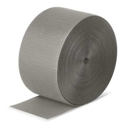 Shappy Gymnastics Mat Hook Fastener Gymnastics Cheer Mats Tape Strip for Tumbling 4" Wide Carpet Repair Nylon Hook for Carpet Bonded Foam Seams Cheer Gym Floors Cheerleading Supplies - color: Gray