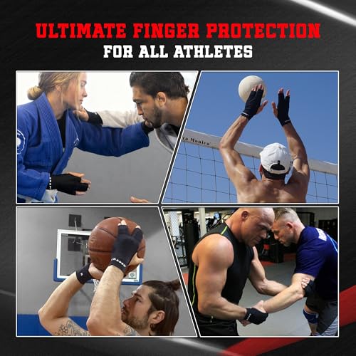 Middle Finger Brace Compression Gloves, Splint Alternative, Unisex M | Athletic Buddy Tape, Finger Sleeve & Brace, Arthritis Pain Relief & Joint Stabilizer for All Sports - size: Medium, style: Middle Finger