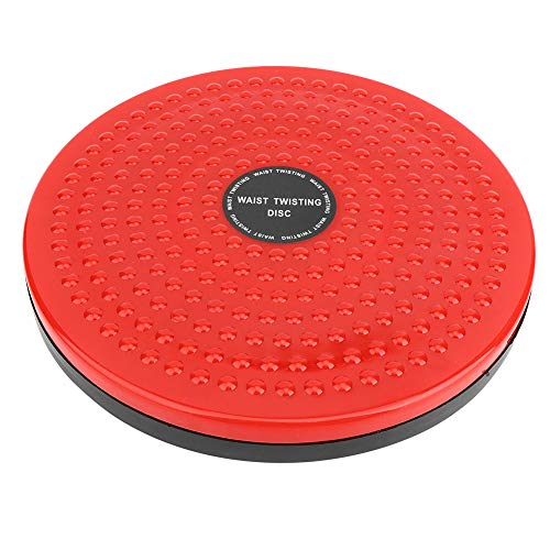 Twisting Waist Disc, Bodytwister Ankle Body Aerobic Exercise Foot Exercise Fitness Magnet Balance Rotating Board - color: Red