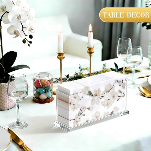 Guest Towel Napkin Holder Bathroom - Clear Waterproof Vertical Disposable Paper Napkins Hand Towel Holder Tray for Kitchen Dining Table Home Hotel Office Decorative - size: Vertical - Guest Towel Holder