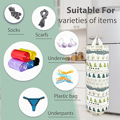 SYIPO Plastic Bag Holder, Reusable Grocery Bag Organizer, Wall Mount, Squirrel, 1 Pack, 15.7in x 9.8in - color: Grass