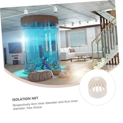 2pcs Permeable Cover for Aquariums and Seafood Ponds Durable Fish Tank Screen Smooth Flow Design Easy Installation Inner - size: 5.5x5.5cm