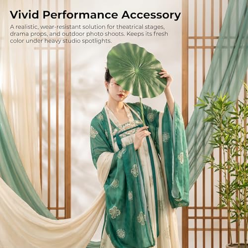 3Pcs Floating Lily Pads Leaves for Ponds, 11.4 Inch Realistic Large Eva Foam Lotus Leaf Artificial Water Plant Pads Decoration Fake Lilly Leaves Ornaments for Koi Fish Aquarium, Pond, Pool,Green