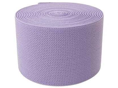 Lavender Wide Knit Elastic Band 3" x 5yd for Sewing - color: Lavender #33