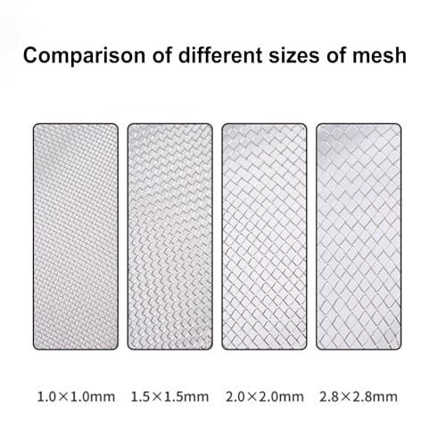 Reptile Sand Substrate Scoop Reptile Sand Fine Mesh Reptile Scooper Stainless Steel Terrarium Substrate Sand Bedding Litter Cleaner Scoop and Reptile Long Feeding Tongs Set (Black-2mm) - color: Black-2mm
