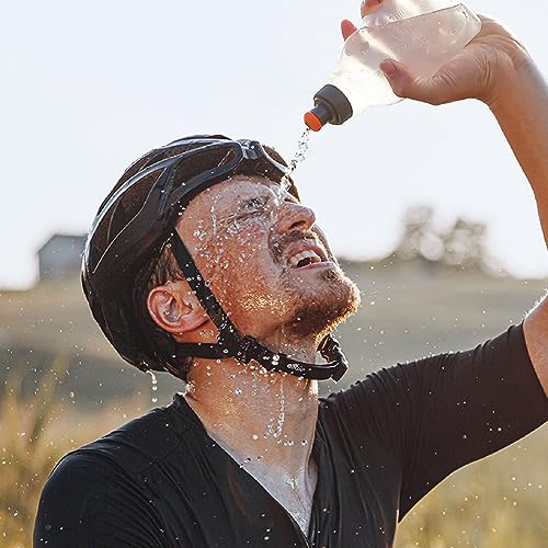 JEELAD BPA-Free Leak-Proof TPU Running Water Bottles for Hydration Pack Vest - Ideal for Running Hiking Cycling - color: 02 250ml(8.5oz) - 2 Pcs
