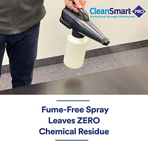 CleanSmart Hospital Disinfectant, Hypochlorous Acid Technology, 4 Gallons | Kills 99.9% of Viruses and Bacteria, EPA Registered, Professional Strength Sanitizer for Businesses, Schools, and Restaurants - size: 128 Fl Oz (Pack of 4)