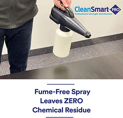 CleanSmart Hospital Disinfectant, Hypochlorous Acid Technology, 4 Gallons | Kills 99.9% of Viruses and Bacteria, EPA Registered, Professional Strength Sanitizer for Businesses, Schools, and Restaurants - size: 128 Fl Oz (Pack of 4)