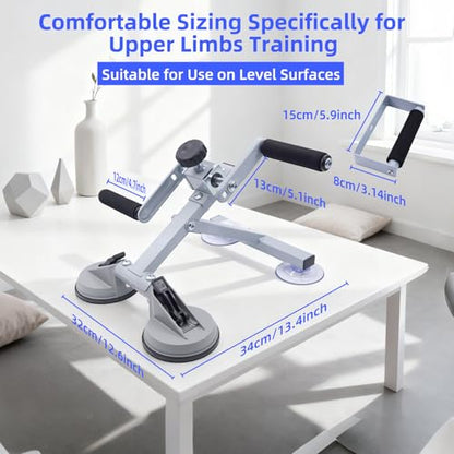Hand Cycle for Physical Therapy, 4 Modes Arm Bicycle Exerciser | Portable Tabletop Hand Bicycle Exerciser, Adjustable Resistance, for Arm/Shoulder/Wrist(with Rehab Gloves, Extra Handle) - color: 4 Functions