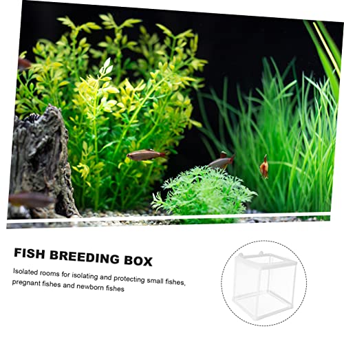 BESPORTBLE Breeding Incubator Box Mesh Fish Tank Breeding Tank Box for Betta Guppy Practical Aquarium