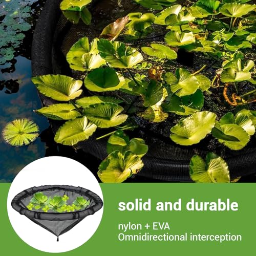 Floating Island Plant Protector, Floating Flora Island Round for Your Home Pond,Floating Pond Plant Protector,Protects Your Floating Plants from Pond Fish (18inch) - size: 18inch