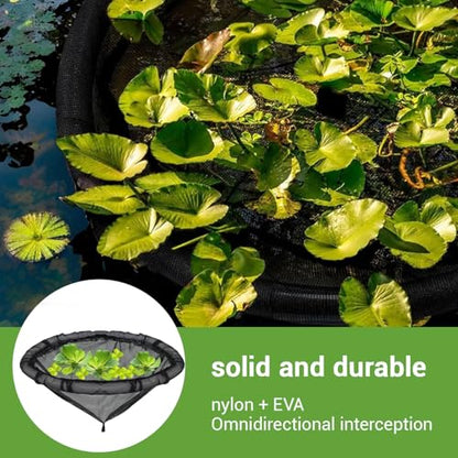 Floating Island Plant Protector, Floating Flora Island Round for Your Home Pond,Floating Pond Plant Protector,Protects Your Floating Plants from Pond Fish (24inch) - size: 24inch