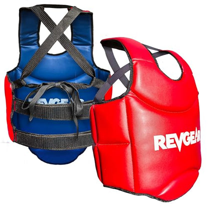Revgear Muay Thai Reversible Chest Protector, MMA, Kickboxing, Karate - size: Small