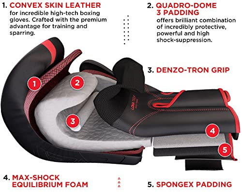 RDX Kids Unfilled Punching Bag Set 2FT, Non Tear Maya Hide Leather Kara Junior Hanging Bag for Kickboxing MMA Muay Thai Taekwondo Karate BJJ Strength Training, Home Gym Equipment - color: RED