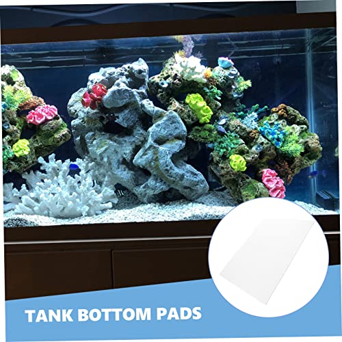Totority Shockproof Fish Tank Pad Thick Cushioning Mat for Aquariums White Base for Heat Preservation and Absorption