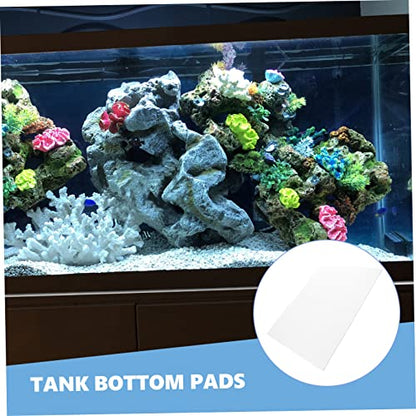 Totority Shockproof Fish Tank Pad Thick Cushioning Mat for Aquariums White Base for Heat Preservation and Absorption