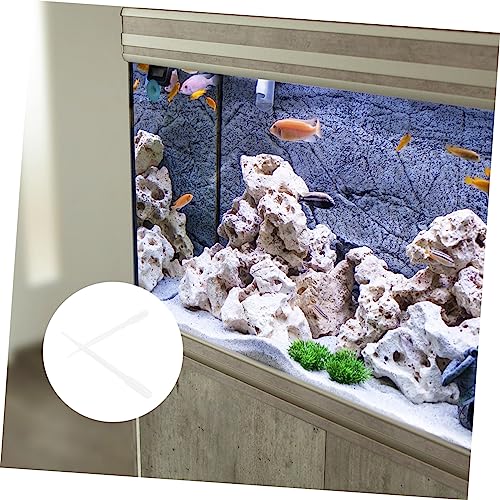 10pcs Fish Tank Feeding Tool Plastic Tubes for Shrimp Corals Guppies Aquarium Feeder Scale for Pet Supplies