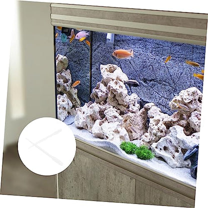 10pcs Fish Tank Feeding Tool Plastic Tubes for Shrimp Corals Guppies Aquarium Feeder Scale for Pet Supplies