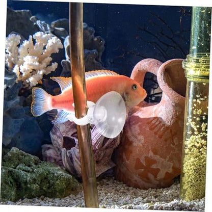 BESPORTBLE 20pcs Transparent Aquarium Cup Tubes Clips Fish Tank Holders Functional Water Tubing Clips for Visibility and Aesthetic Appeal