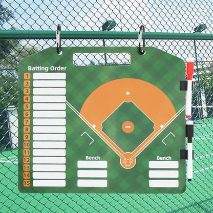 Magnetic Baseball Softball Lineup Cards Marker Board