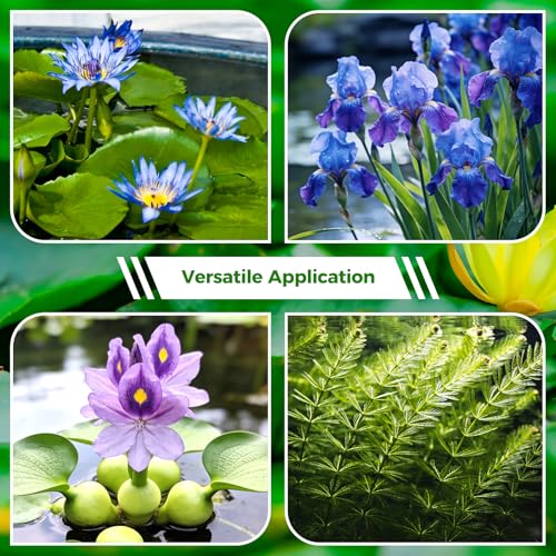 Aquatic Plant Soil for Water Lily & Lotus – Clay-Based, Nutrient-Rich Pond Plant Growing Medium, Multi-Mineral Blend, Ideal for Small Ponds & Water Gardens, Safe for Fish & Aquatic Life 2 LB