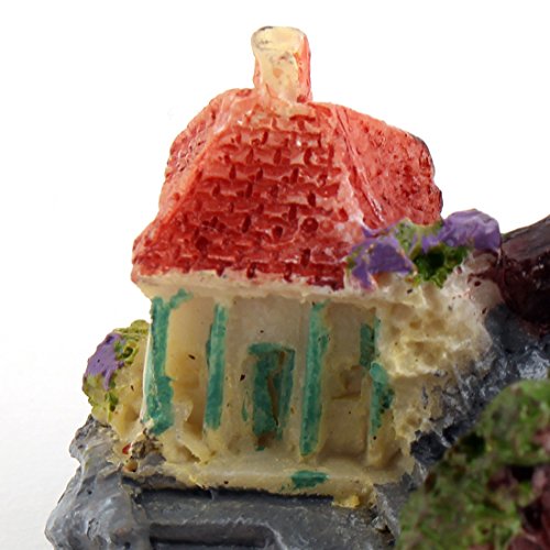 Ruilogod Resin Aquarium Fishbowl 3 Holes Bridge Shaped Emulational Decoration Landscaping (id: ded 0e2 02f e7c 46b