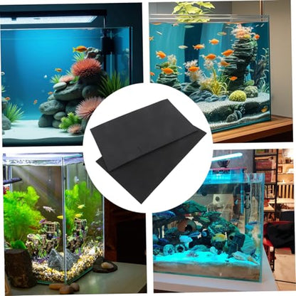 VICASKY 2pcs Aquarium Bottom Mat Nonslip Fish Tank Cushion Pad Support for Aquatic Pets Shockproof Durable Leveling Mat for Enhanced Stability and Comfort