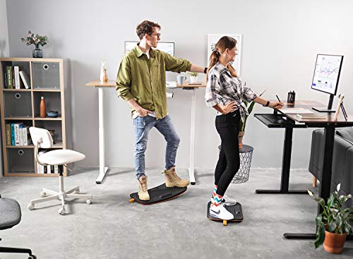 FEZIBO Standing Desk Mat with Anti Fatigue Bar - size: Large