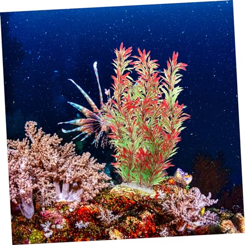 Kisangel 1pc Artificial Aquatic Plant Simulation Water Plant Decoration for Fish Tank Aquarium Ornament Aquarium Vitality Suitable for Fresh and
