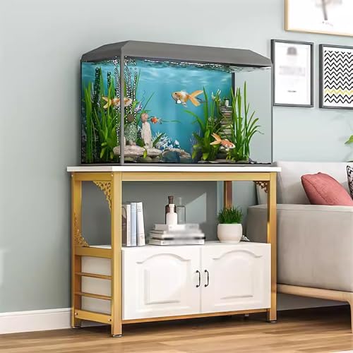 10 20 30 Gallon Fish Tank Stand Holder Modern Aquarium Stands Breeder Tank Stand Rack Reptile Tank Stand Holder（#9-90x30x70cm）
