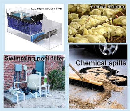 Clinoptilolite Zeolite Granules: Soil Amendment, Odor Control | Also used in aquarium, pond and swimming pool purification, barn odor, chemical spills, de-icing walks, flower pot decor
